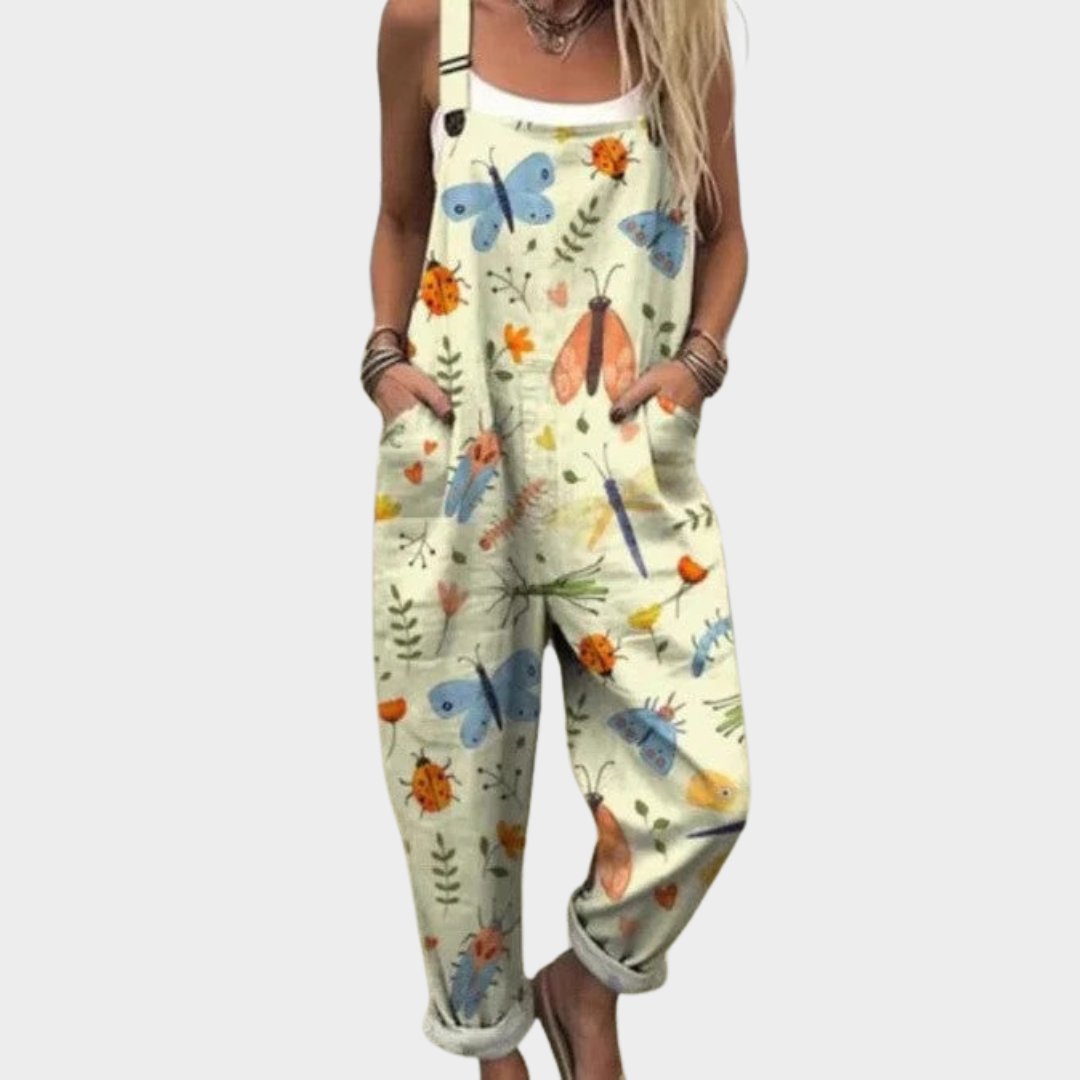 Cómodo peto estampado