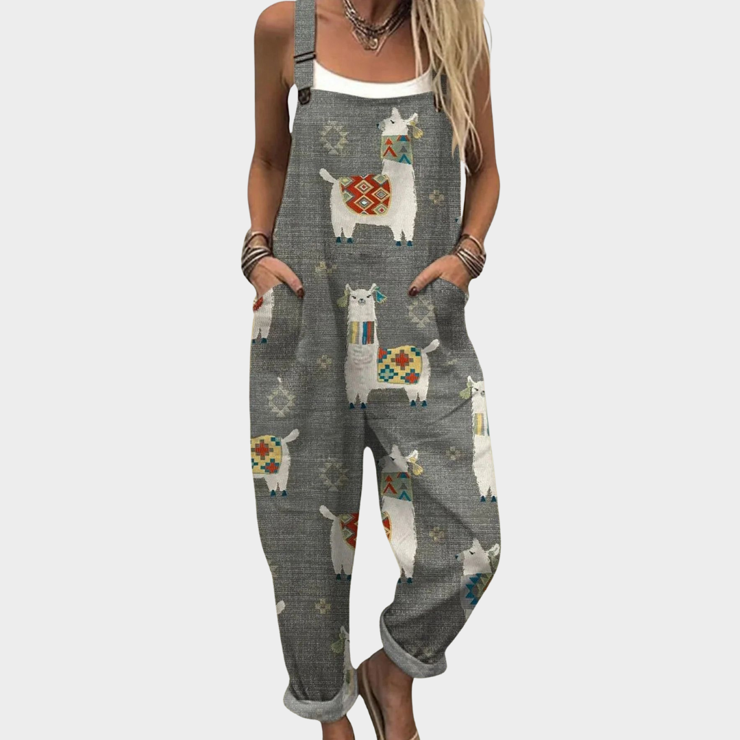 Cómodo peto estampado