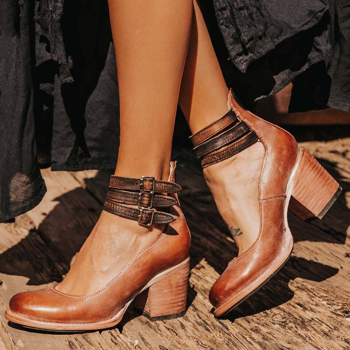 Zapatos de tacón elegantes y cómodos