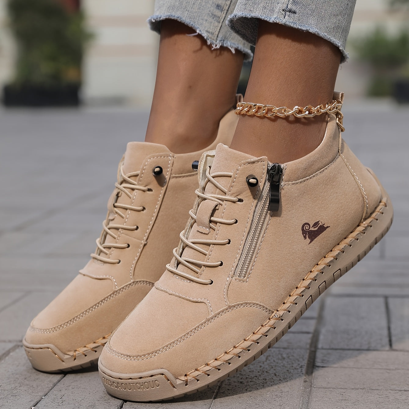 Mila | Cómodas zapatillas ortopédicas con cremallera