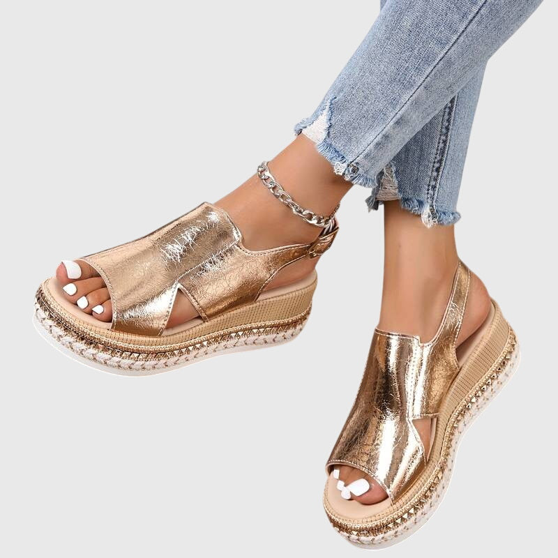 Sandalias con suela gruesa