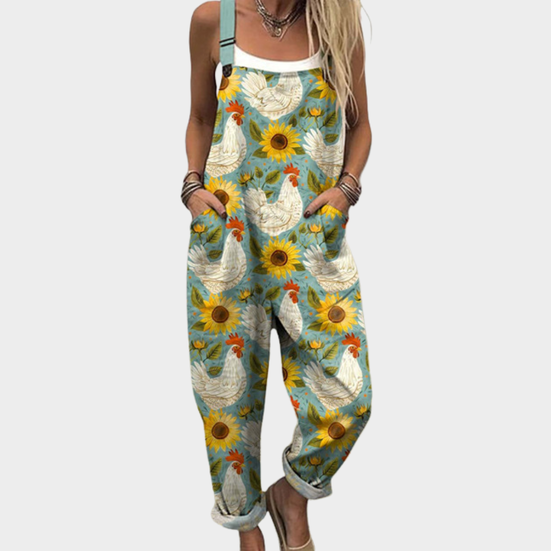 Cómodo peto estampado