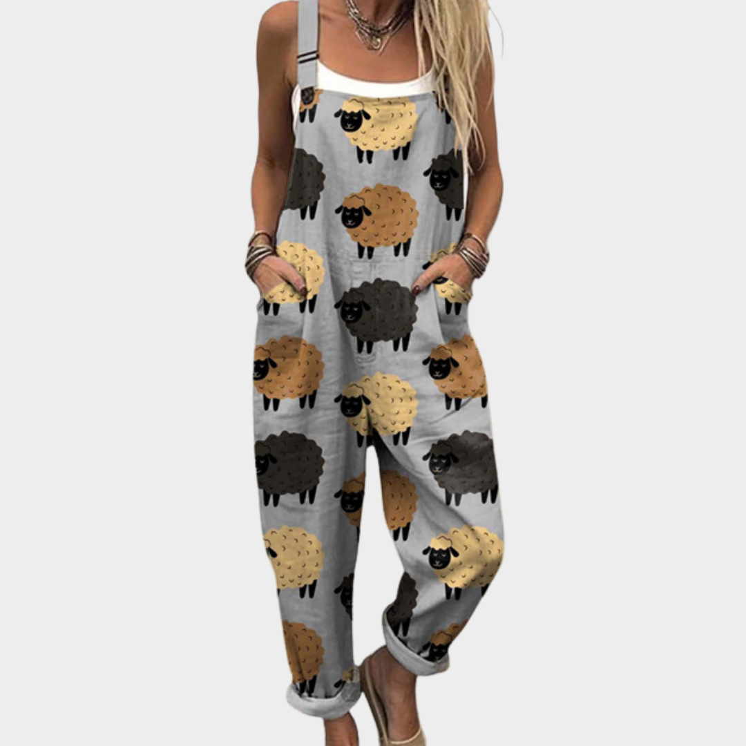 Cómodo peto estampado