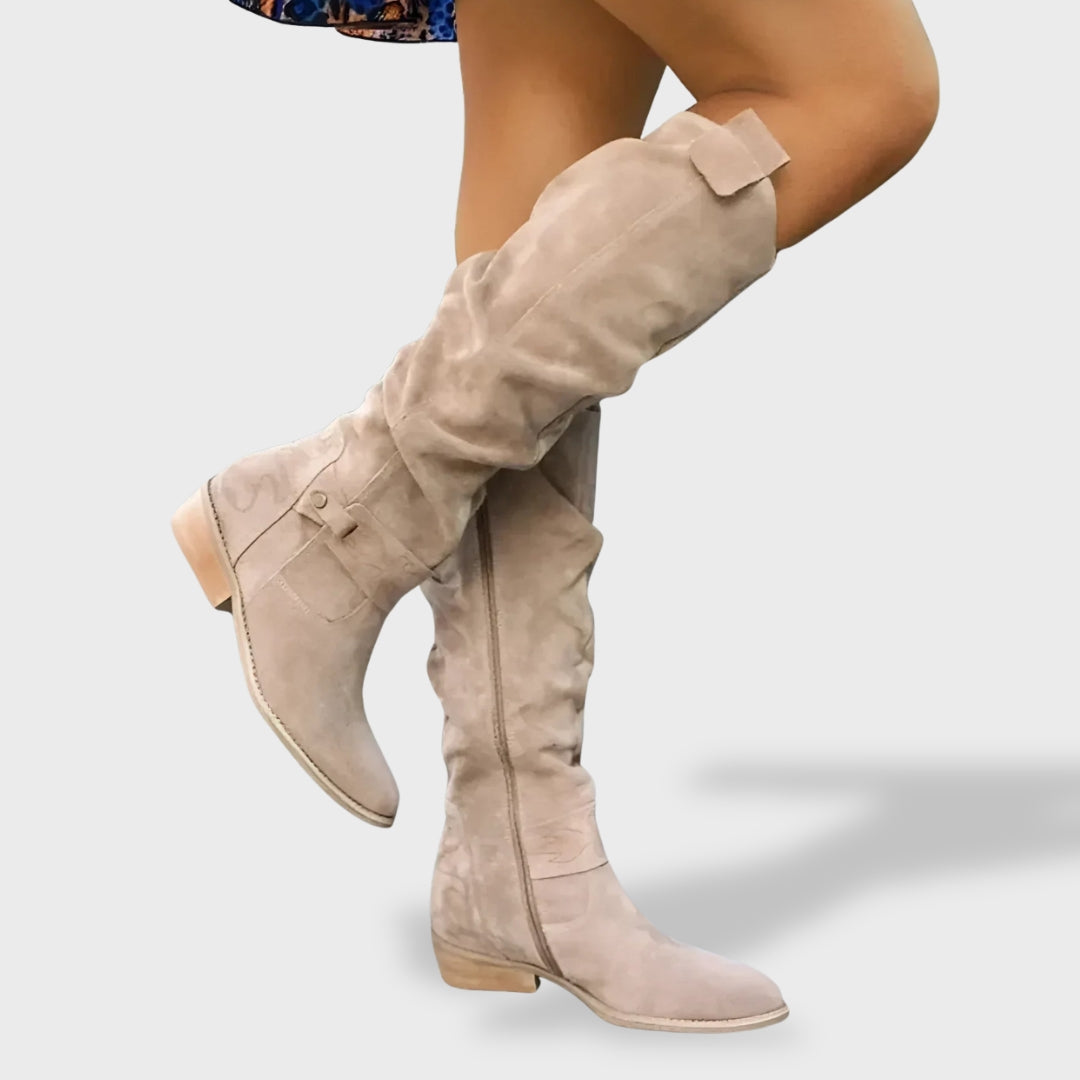 Valeria | Botas Elegantes de Piel de Alta Calidad para Mujer