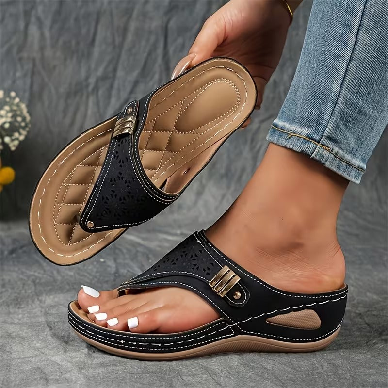 Sandalias con cuña