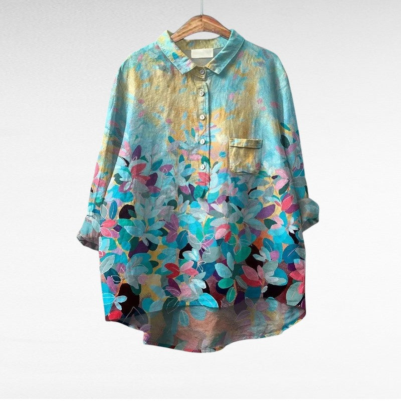 Cómoda blusa estampada