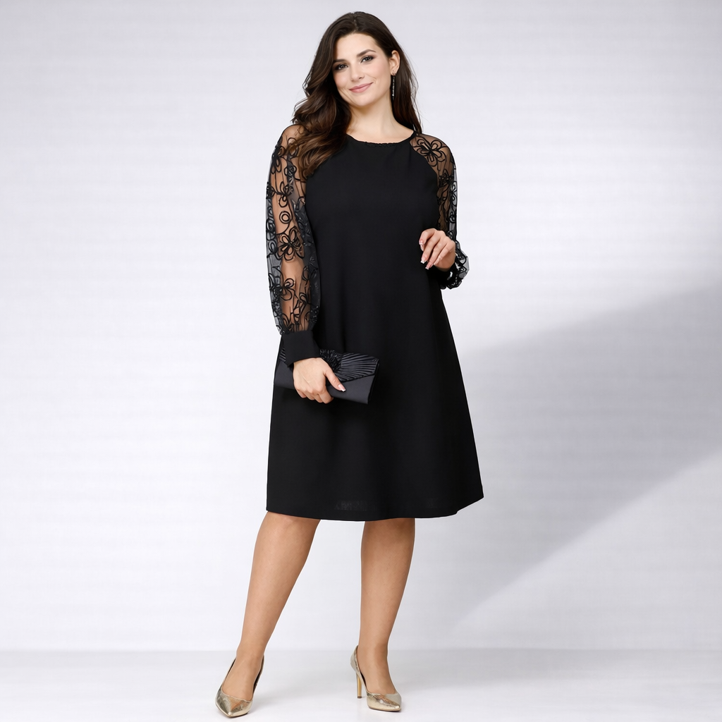 Luna | Vestido midi clásico
