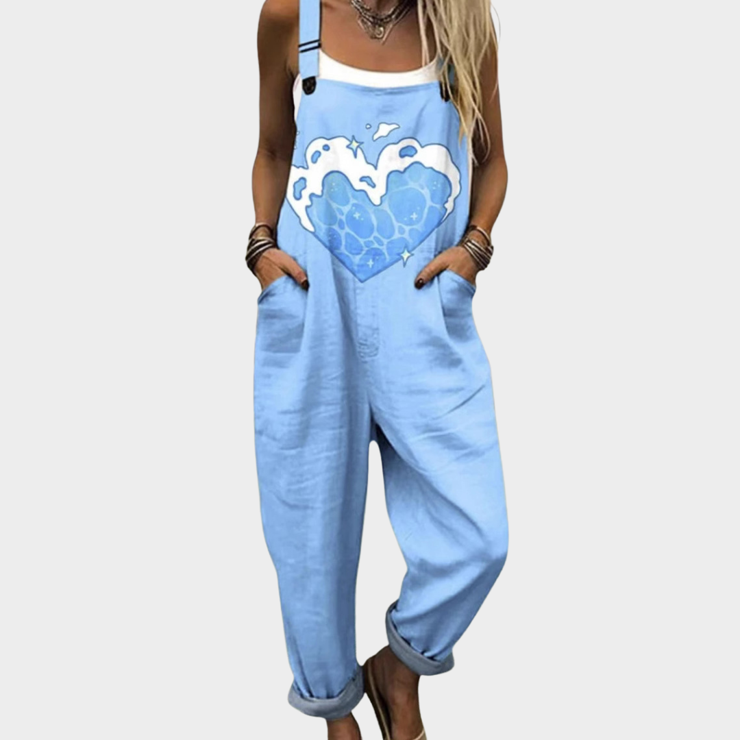 Cómodo peto estampado