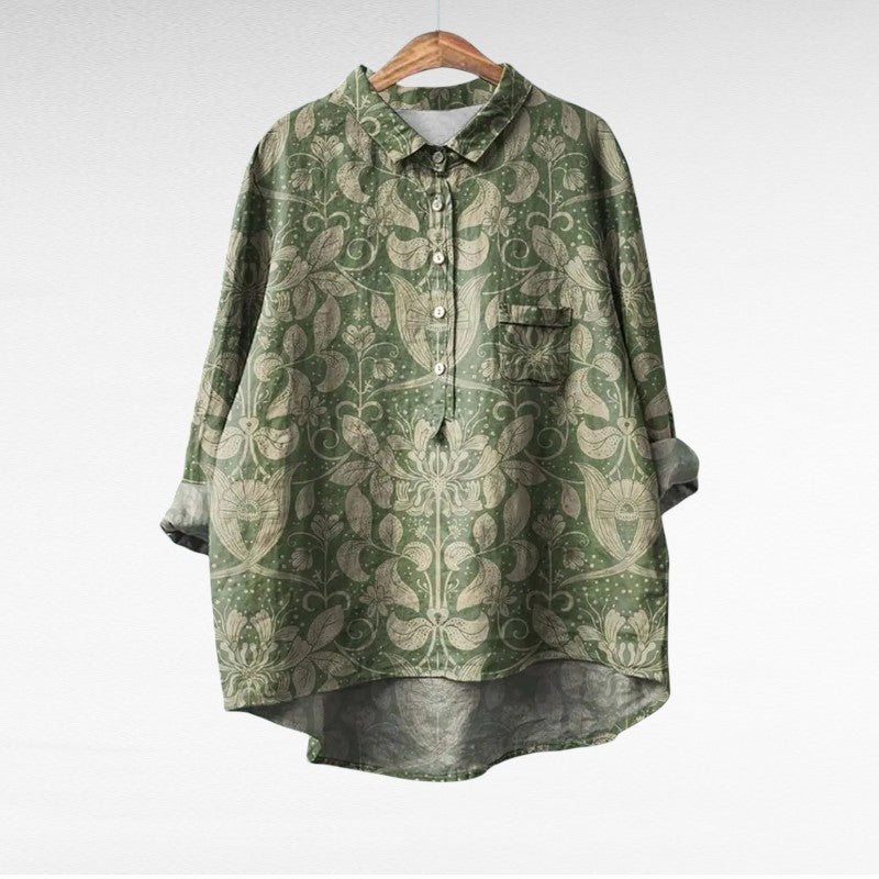 Cómoda blusa estampada