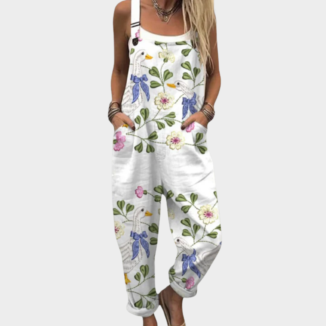 Cómodo peto estampado