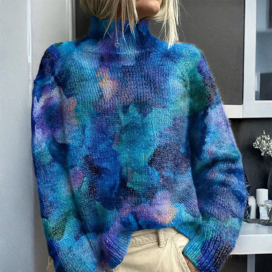 Ashley | Jersey de cuello alto cálido y elegante