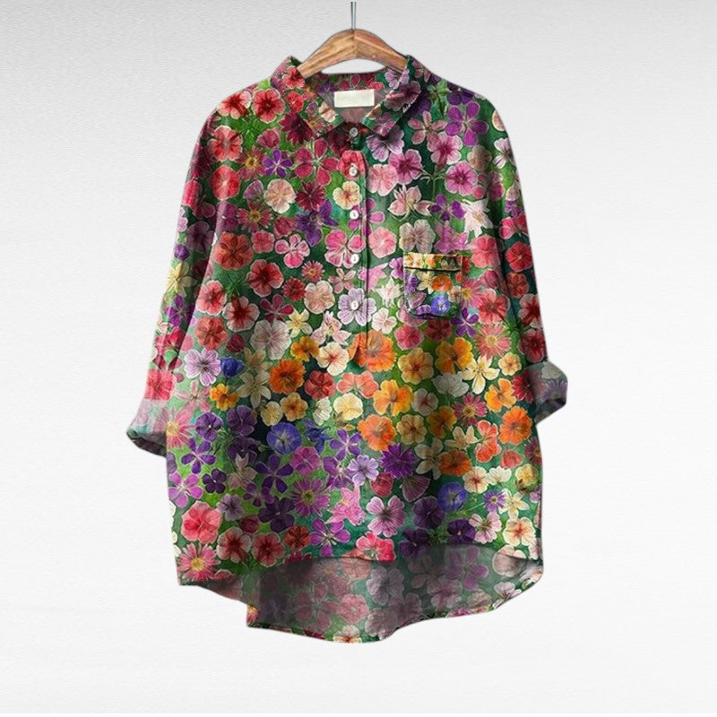 Cómoda blusa estampada