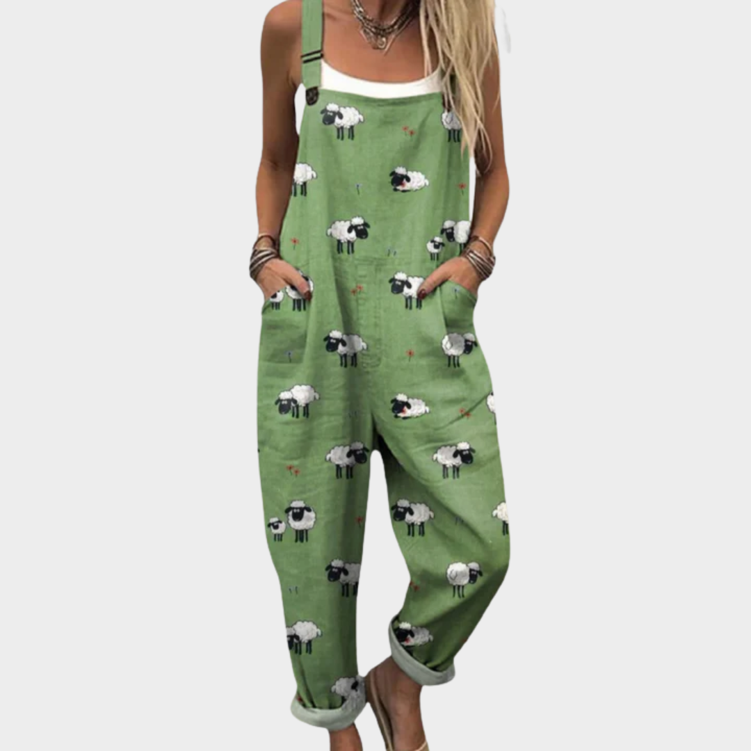 Cómodo peto estampado