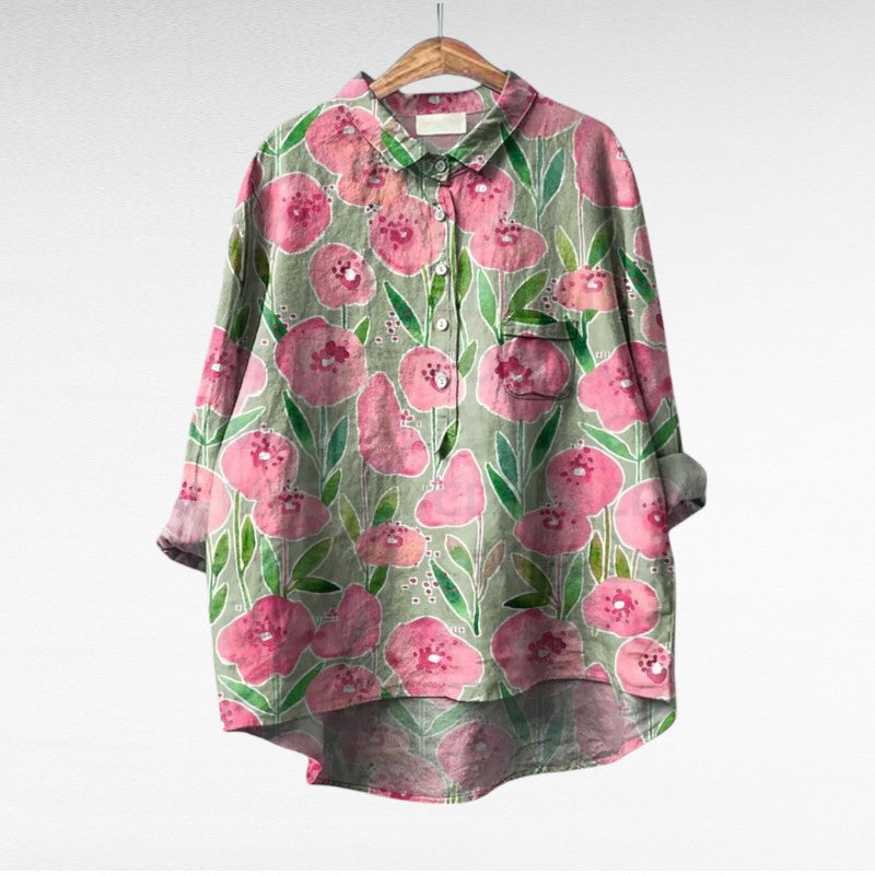 Cómoda blusa estampada