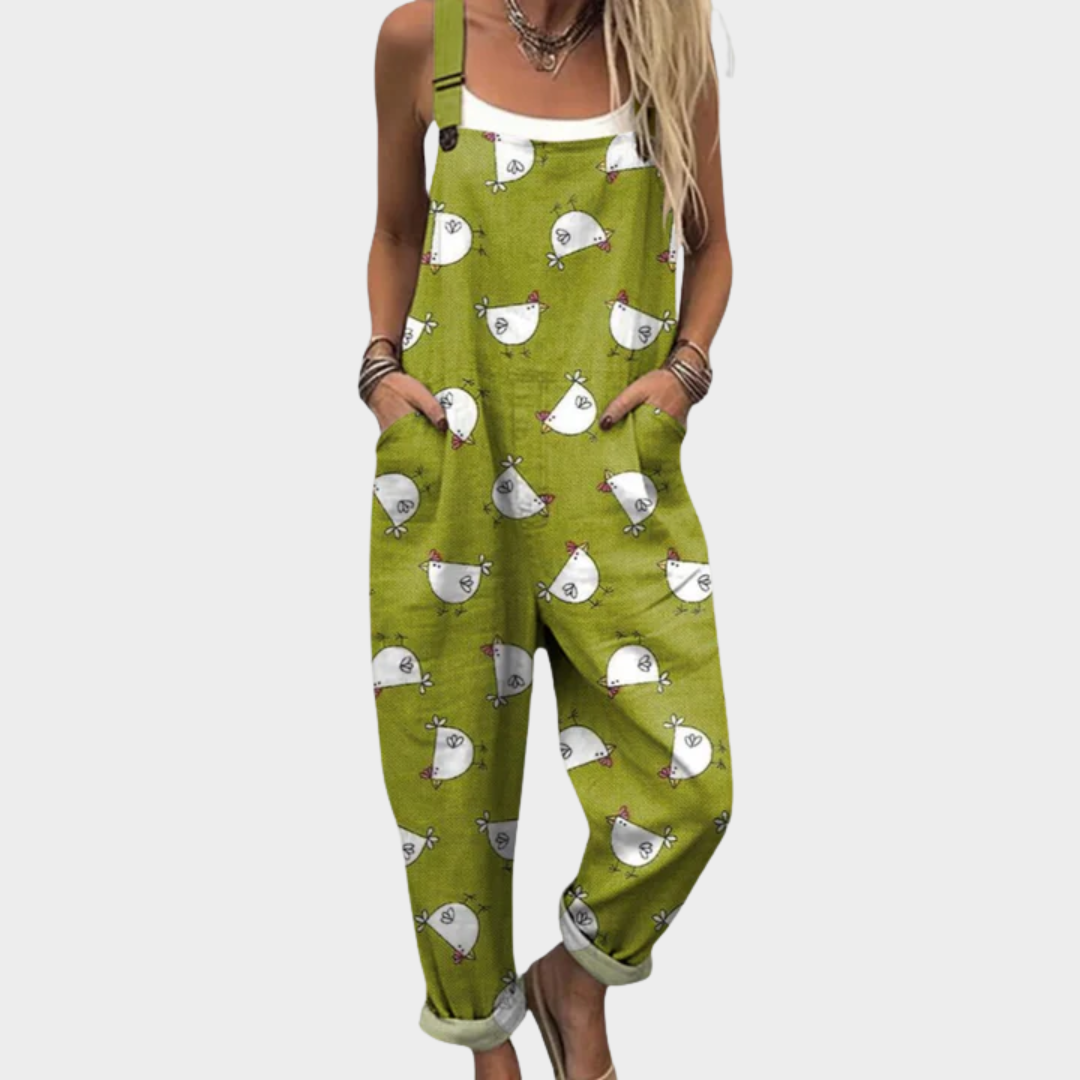 Cómodo peto estampado