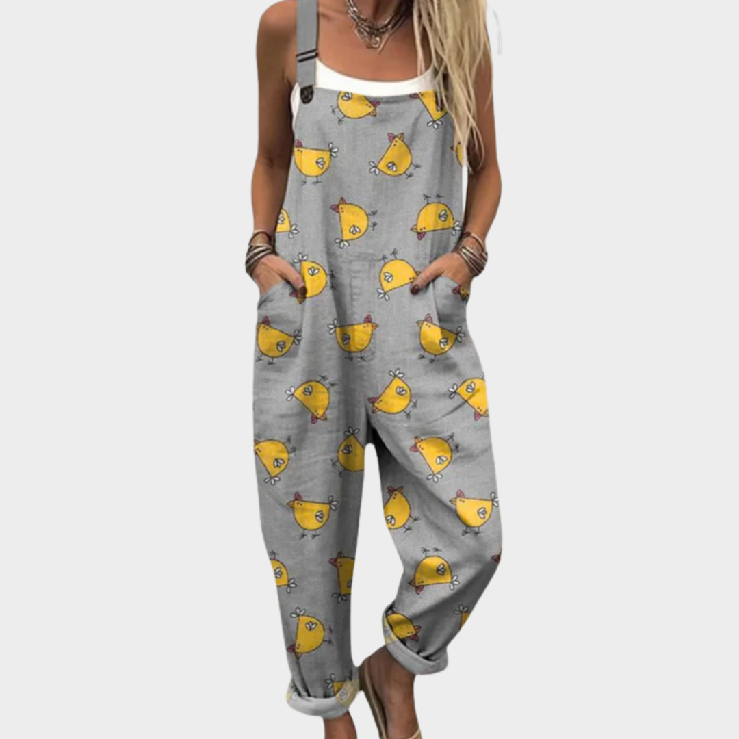 Cómodo peto estampado