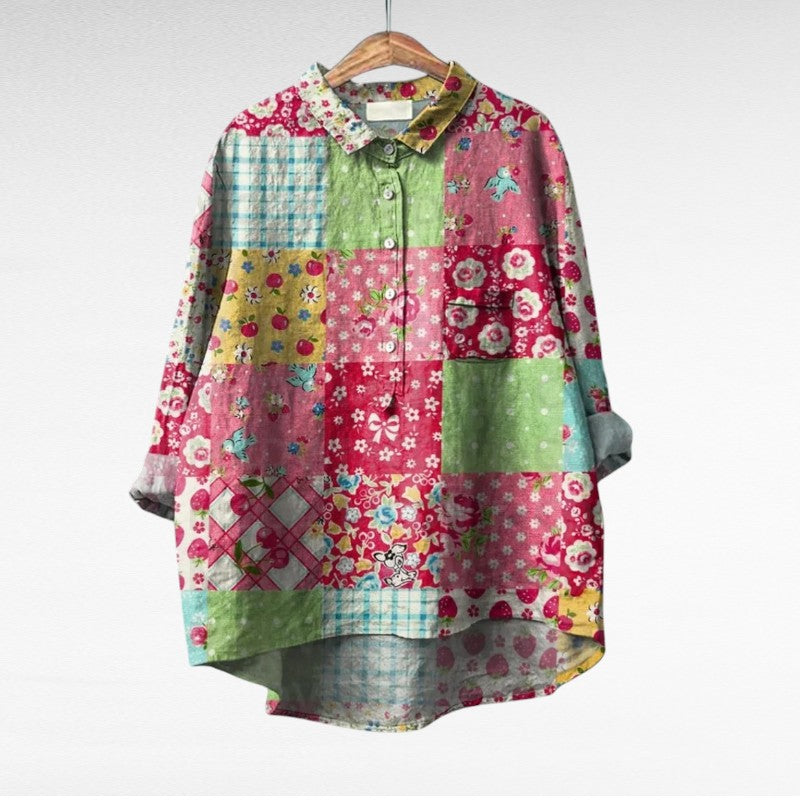 Cómoda blusa estampada