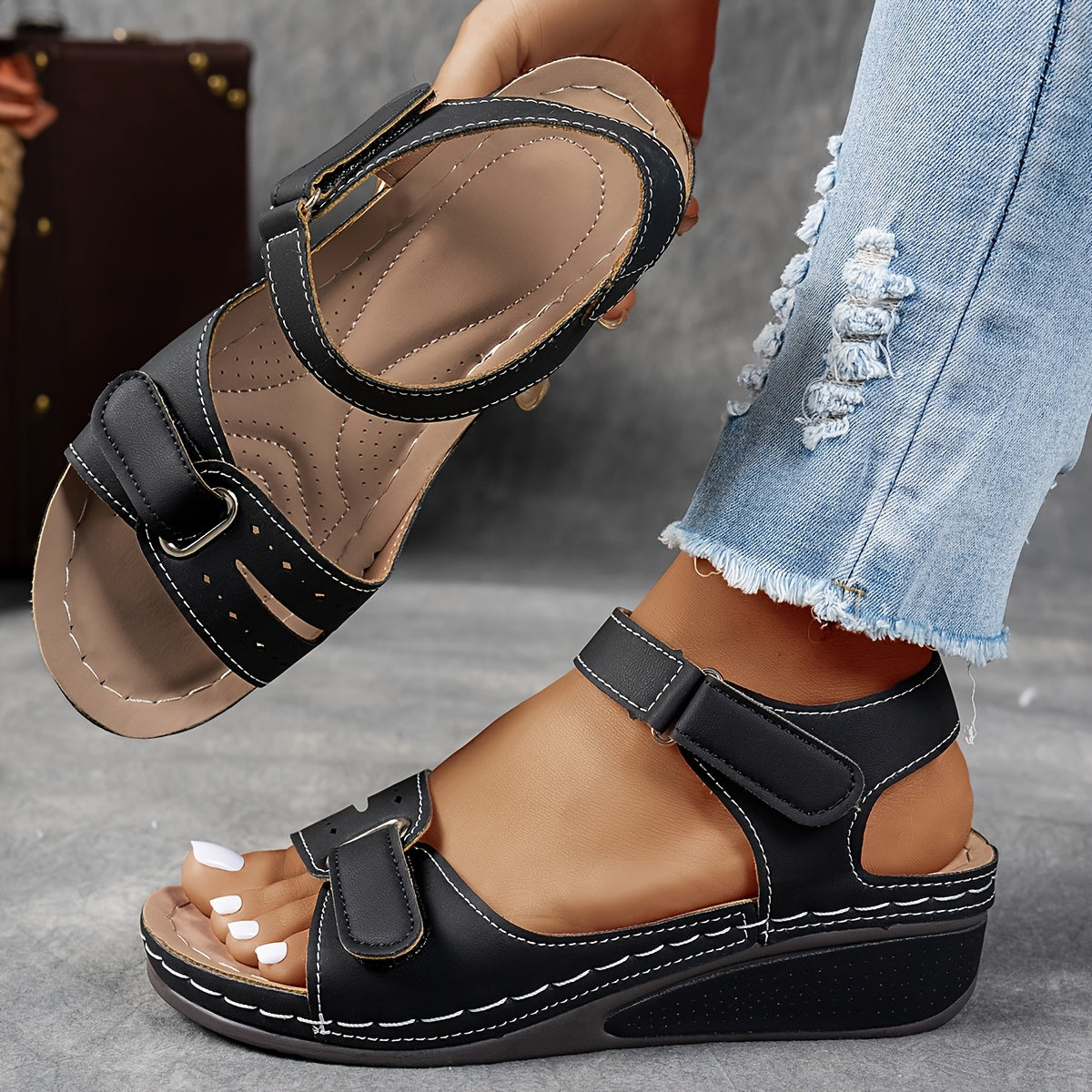 Sandalias de cuña