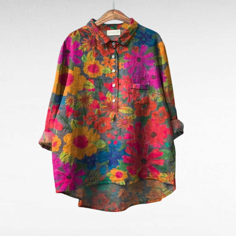 Cómoda blusa estampada