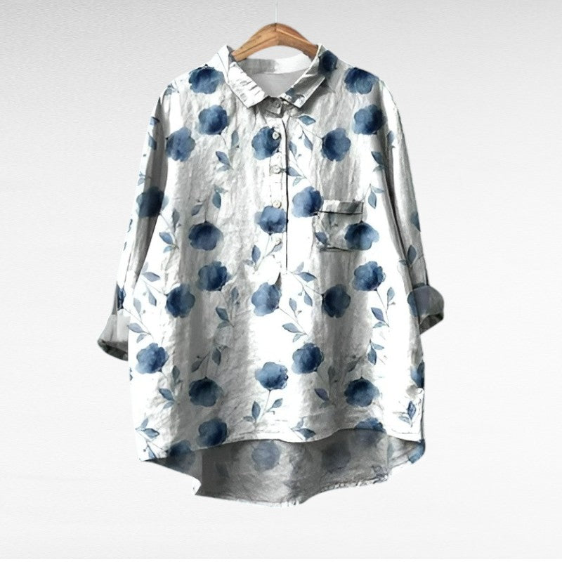 Cómoda blusa estampada