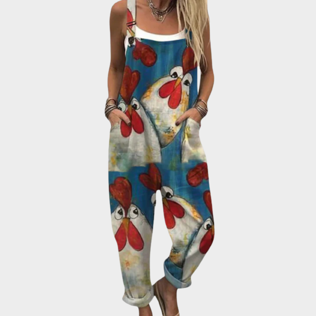 Cómodo peto estampado
