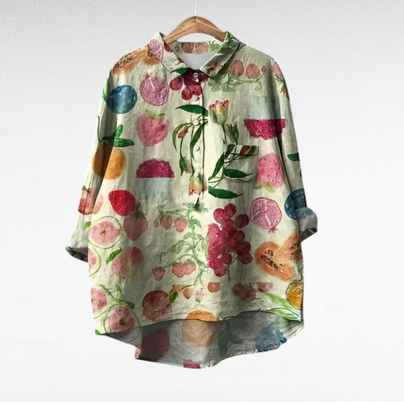 Cómoda blusa estampada