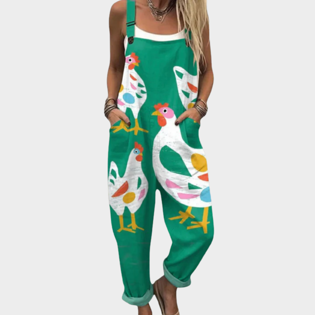 Cómodo peto estampado