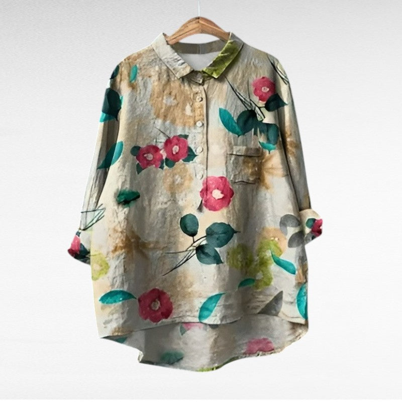 Cómoda blusa estampada