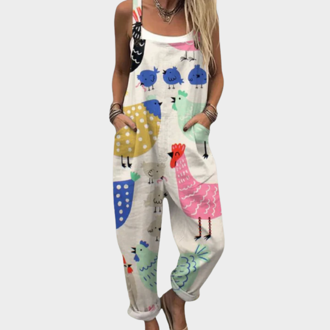 Cómodo peto estampado
