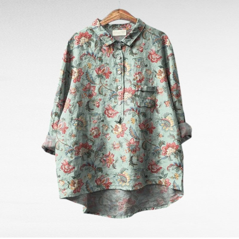 Cómoda blusa estampada