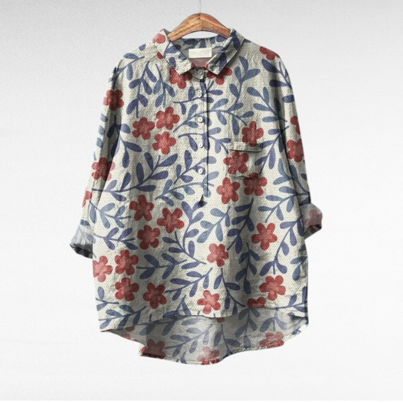 Cómoda blusa estampada