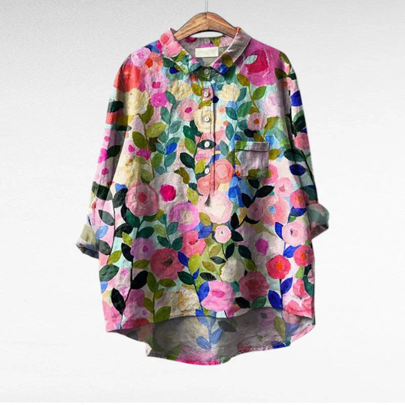 Cómoda blusa estampada