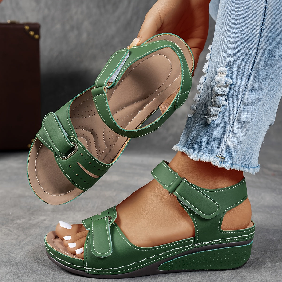 Sandalias de cuña