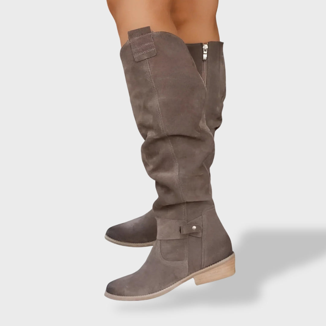 Valeria | Botas Elegantes de Piel de Alta Calidad para Mujer