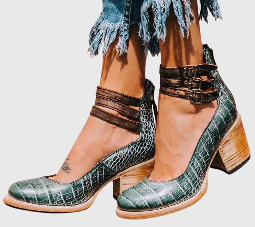 Zapatos de tacón elegantes y cómodos