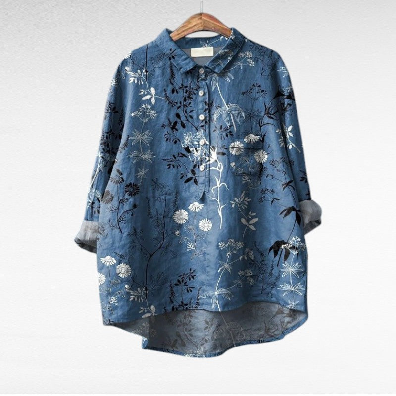 Cómoda blusa estampada