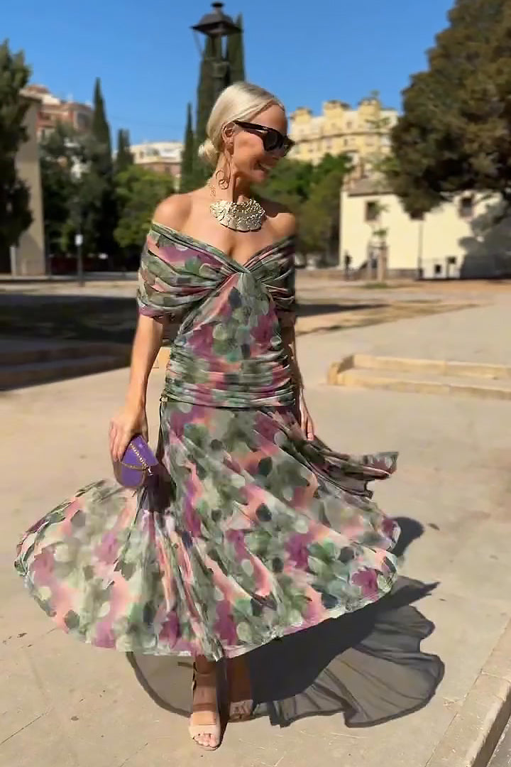 Rosa | Elegante vestido largo de fiesta