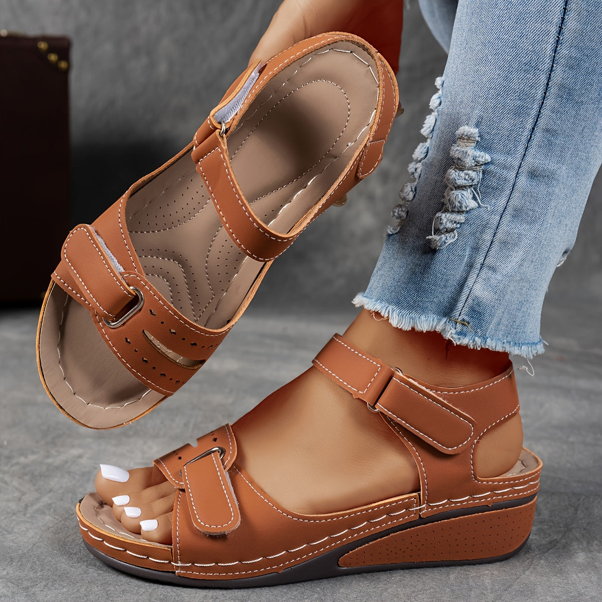 Sandalias de cuña