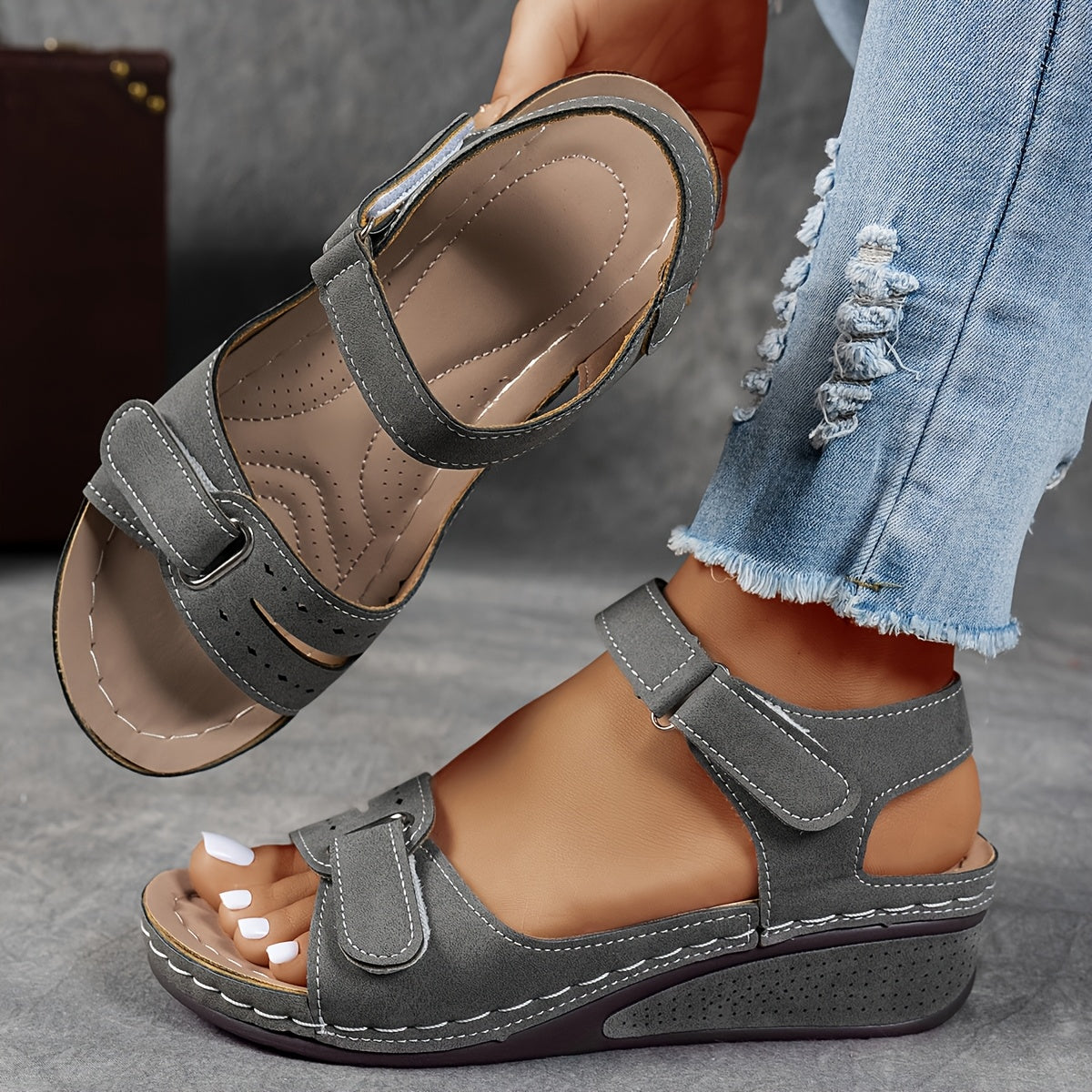 Sandalias de cuña