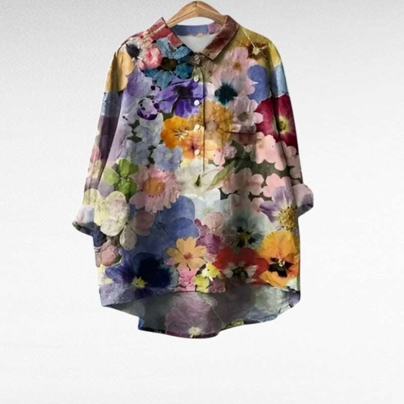 Cómoda blusa estampada