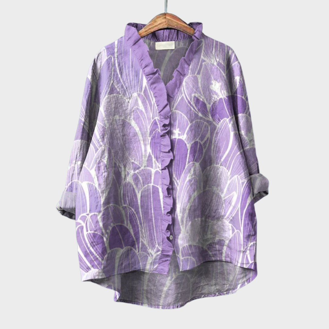 Cómoda blusa estampada