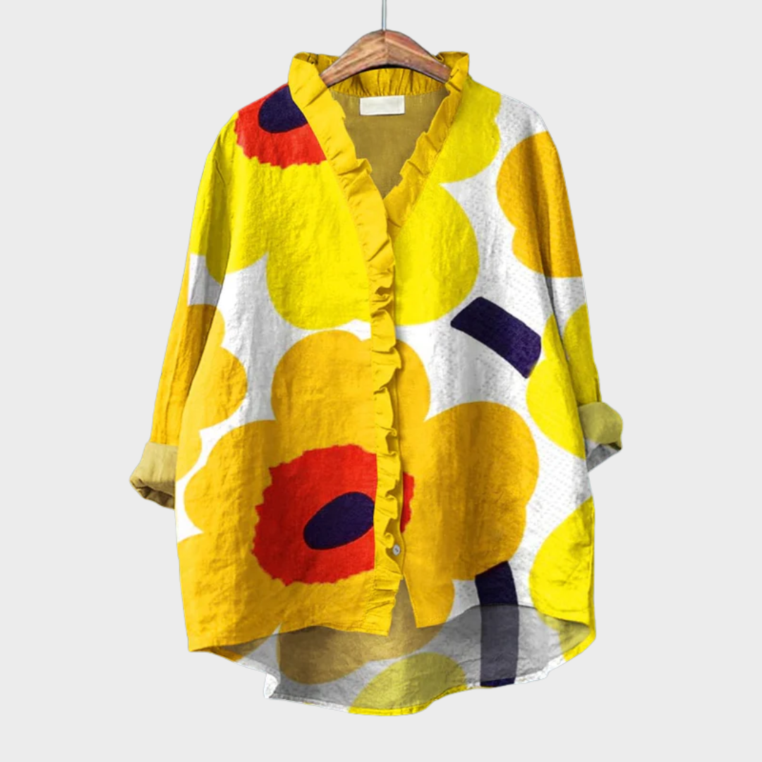 Cómoda blusa estampada