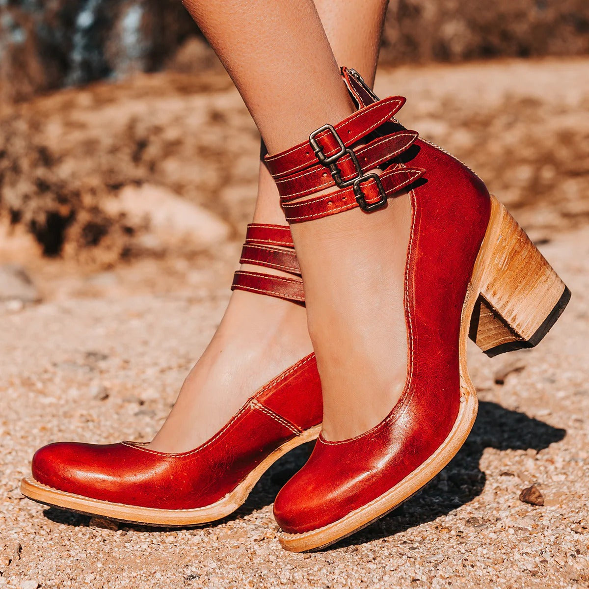 Zapatos de tacón elegantes y cómodos