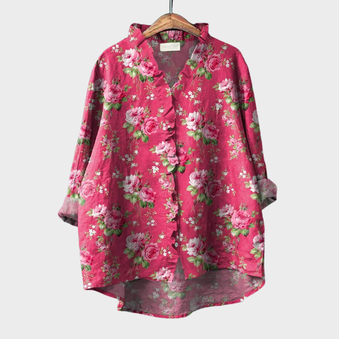 Cómoda blusa estampada