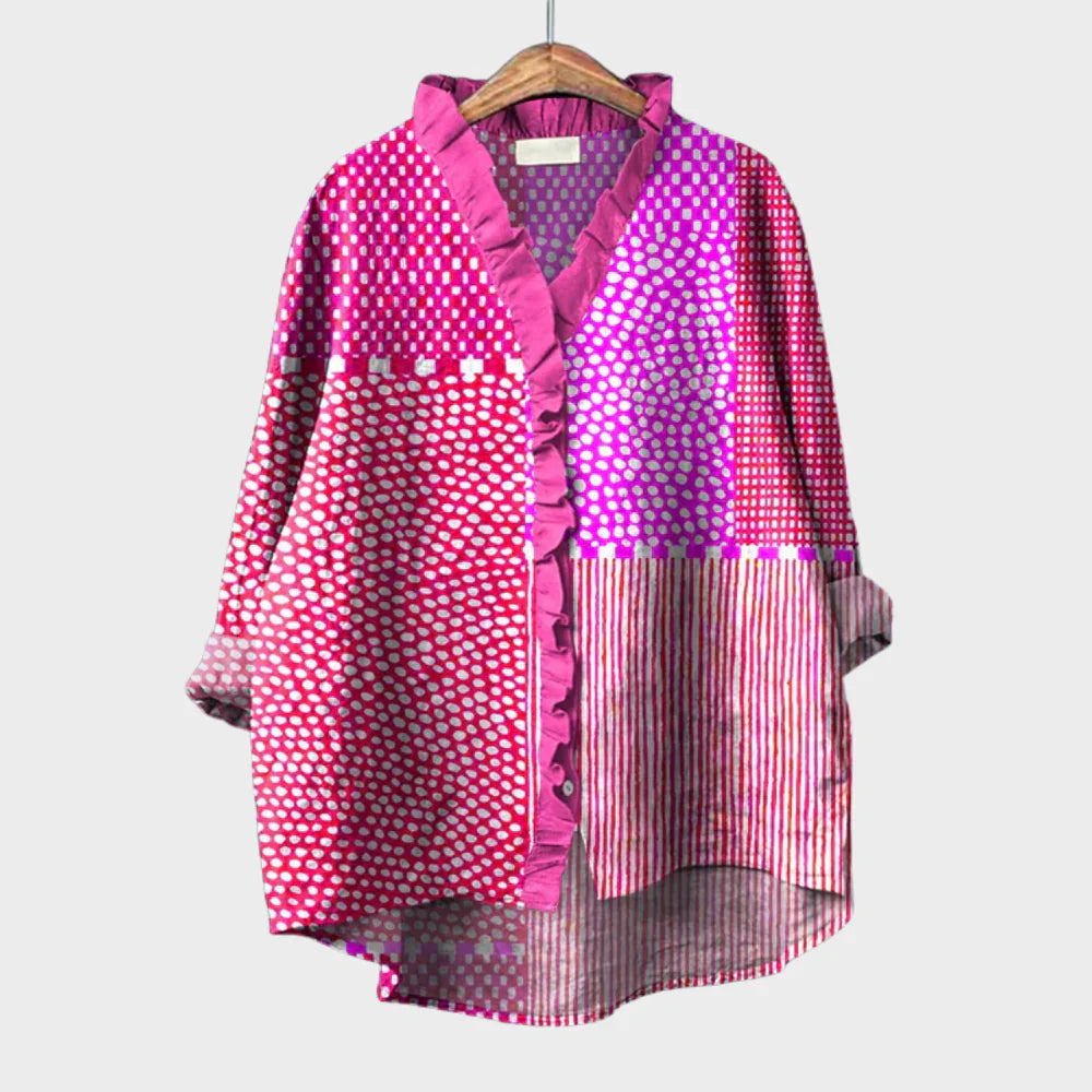 Cómoda blusa estampada