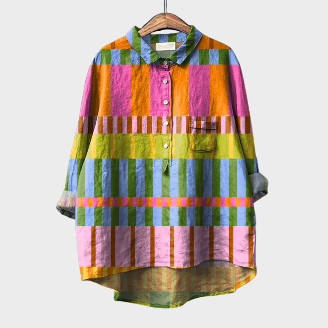 Cómoda blusa estampada