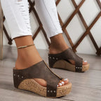 Sandalias con suela gruesa