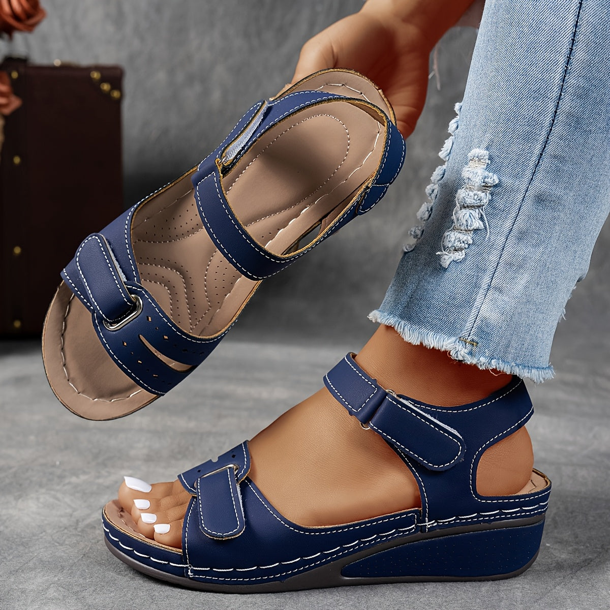 Sandalias de cuña