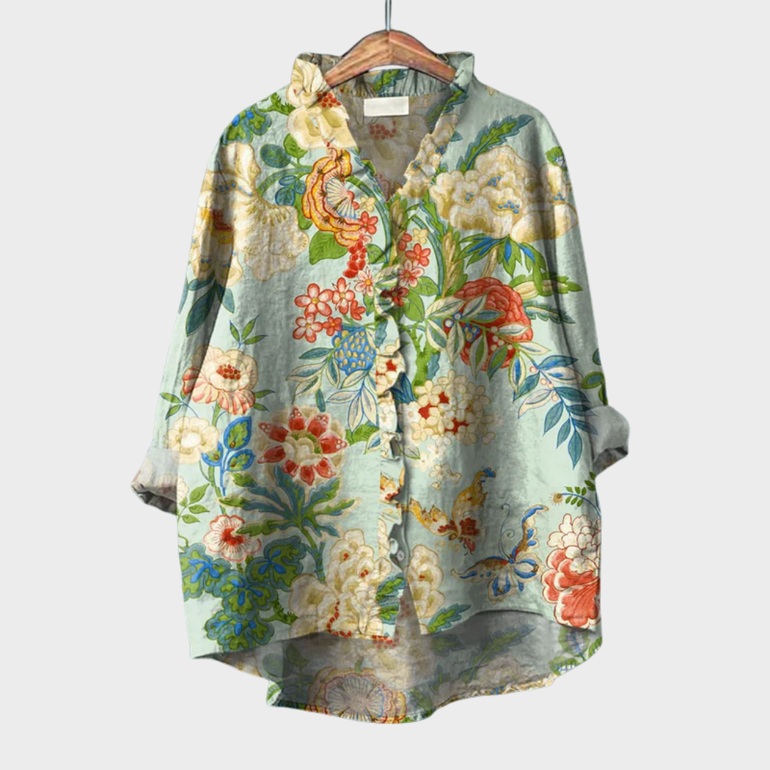 Cómoda blusa estampada