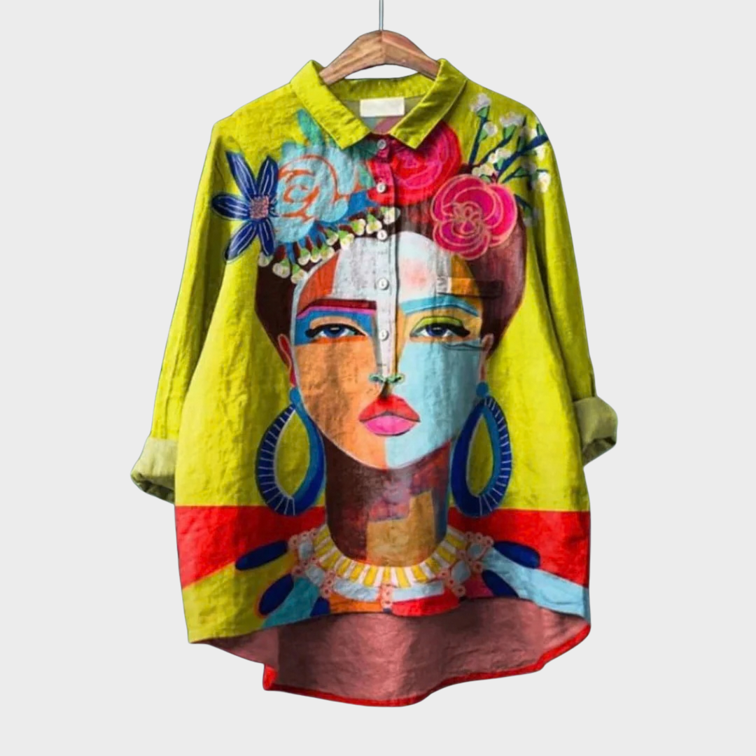 Cómoda blusa estampada